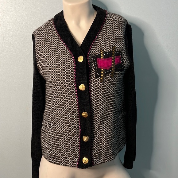 Canvasbacks Lutton & Horsfield 1980’s style cashmere blend jacket fits s/m - Picture 1 of 10